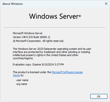 File:WindowsServer2025-10.0.26085.1-Winver.png