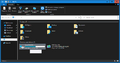 File Explorer in the Aero Lite visual style in Windows 10 November 2021 Update when using dark mode - tooltips
