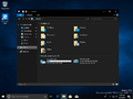 File Explorer with dark theme enabled