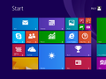 Start screen in the RTM release of Windows 8.1