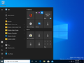 Start menu in Windows 10 build 20161