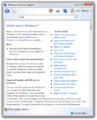 "What's new in Windows 7" article