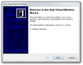 New Virtual Machine Wizard seen in Virtual PC 2007