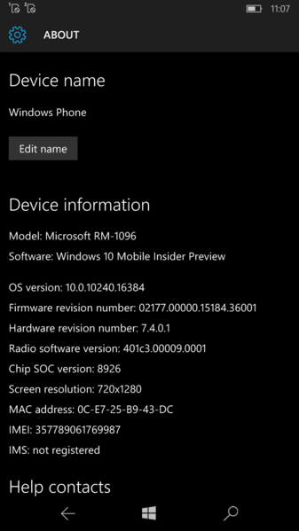 File:Windows 10 Mobile-10.0.10240.16384-About.png
