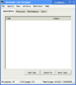 Task Manager in Windows XP build 2416