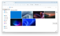 The Gallery page in File Explorer