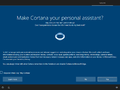 OOBE - Cortana permission