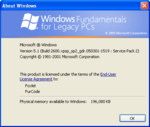 Windows-FLP-2600.2907.xpsp sp2 gdr.050301-1519-About.png