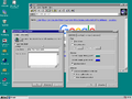 Internet Options were yet split into two. The left dialog is accessible via "Edit => Options" through Internet Explorer itself, while the other one is accessed via the control panel icon "Internet".