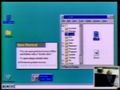 The taskbar in the Windows 95 Usability Testing Builds
