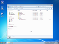 Desktop with Windows Explorer