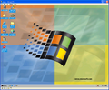 Virtual PC 5.2 running Windows 98 with Microsoft Plus! installed