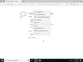 Microsoft Edge - Right-click context menu