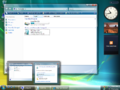 The superbar in Windows 7 build 6469 (with Aero on)