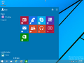 XAML Start menu in Windows 10 build 9879