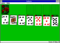 Solitaire in Windows 3.1x