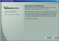 System Restore in Windows Me build 2358