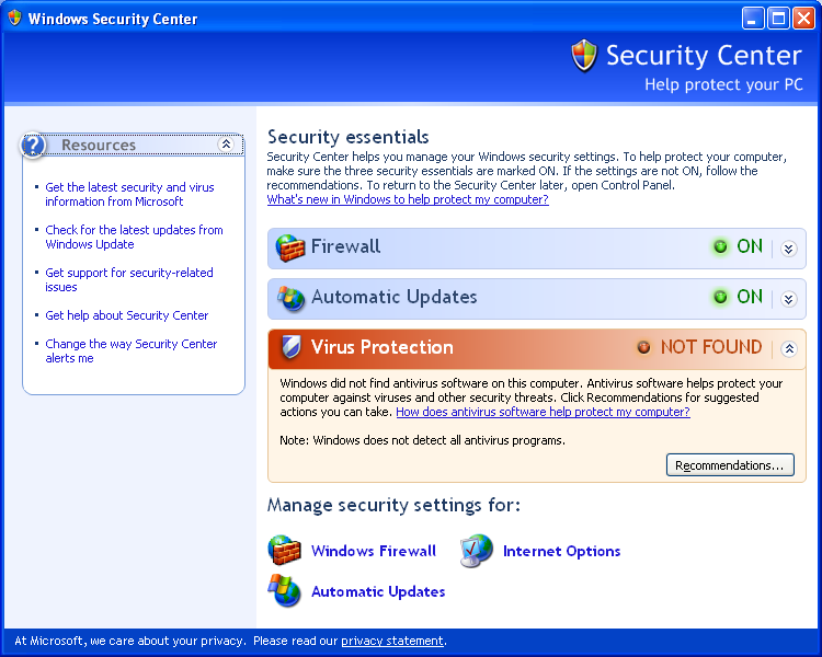 File:WindowsXP-5.1.2600.2179sp2rc-SecurityCenter.png