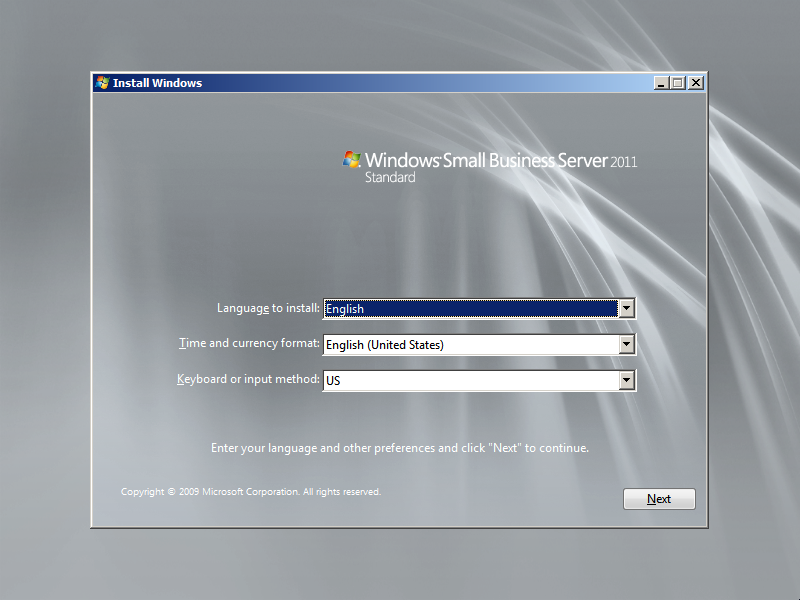 File:Windows Small Business Server 2011 Standard Setup.png