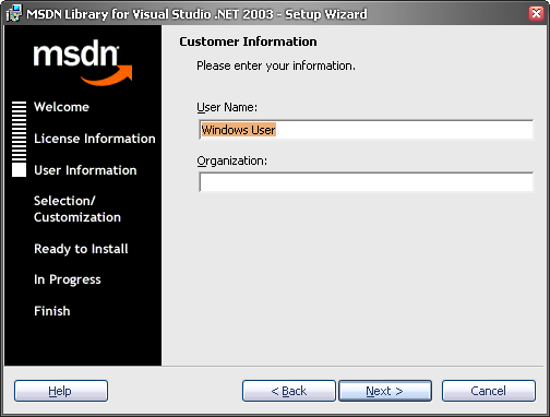 File:VSWhidbey 8.0.30703.27 MSDN CustomerInfo.png