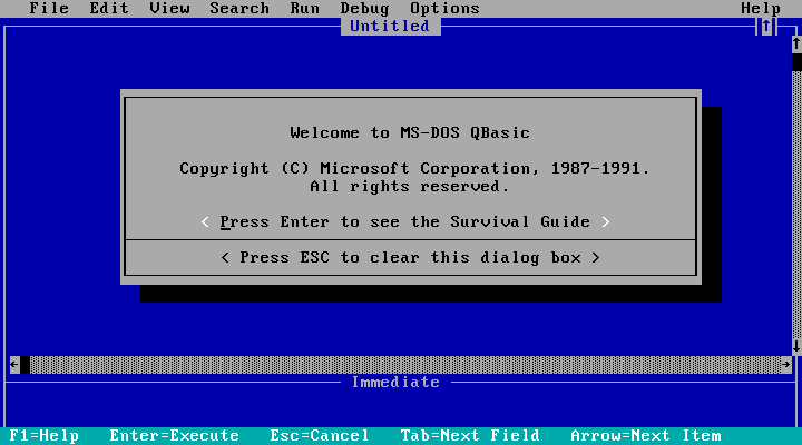 File:QBasic-Welcome.png