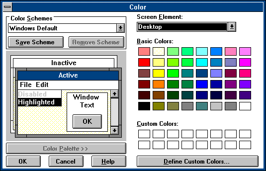 File:Win3.10.026 15 control panel colors.png