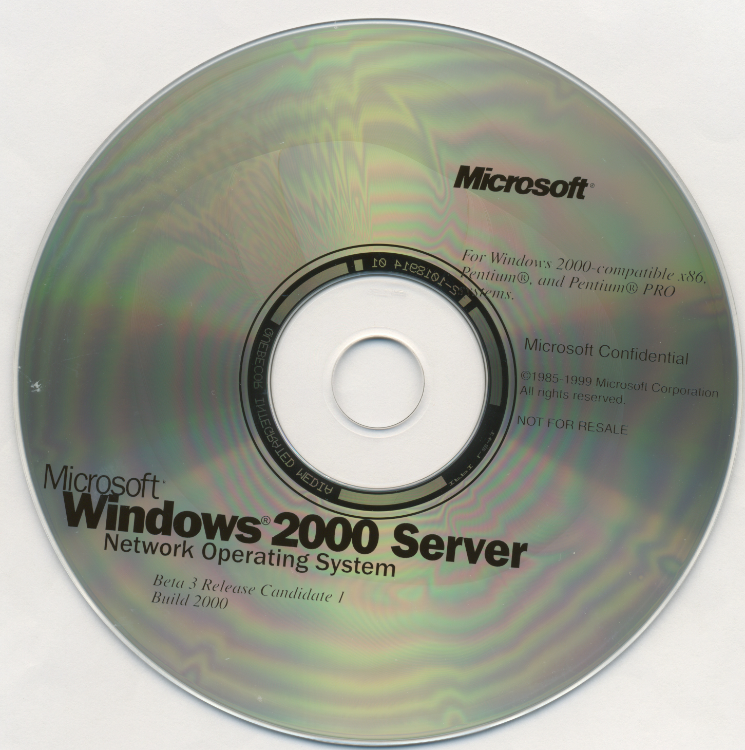 File:Windows2000-5.0.2000.3-(Server)-CD.jpg - BetaWiki