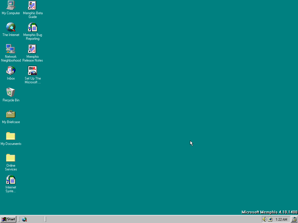 Windows 98 build 1400 BetaWiki