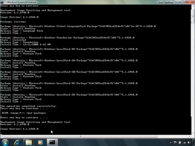 File:Windows 7 Build 6968 DISM demo.png