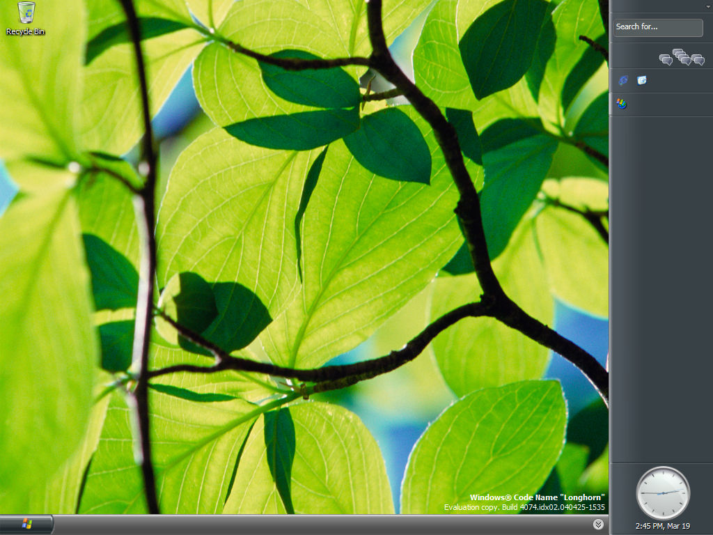 Windows Longhorn build 4074 - BetaWiki