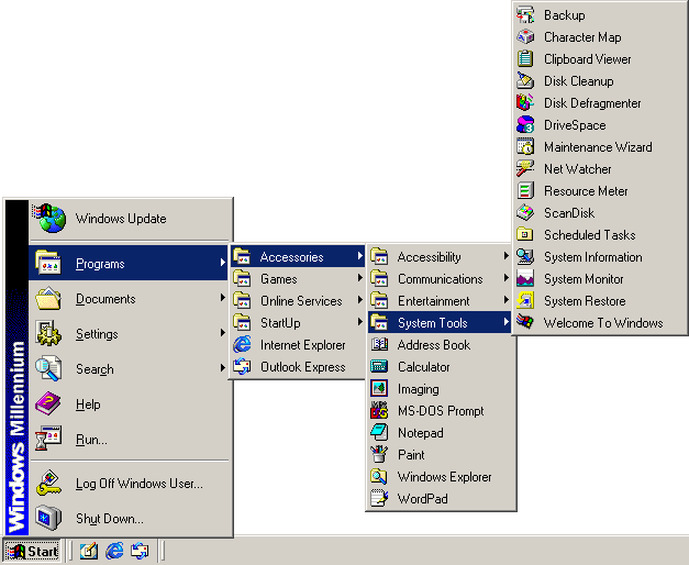 File:WindowsMe-4.90-2447.0-StartMenu.png