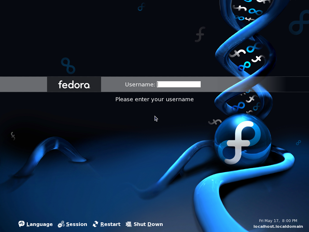 New start session. Fedora. Fedora Core. Fedora 6. Ядро Fedora.