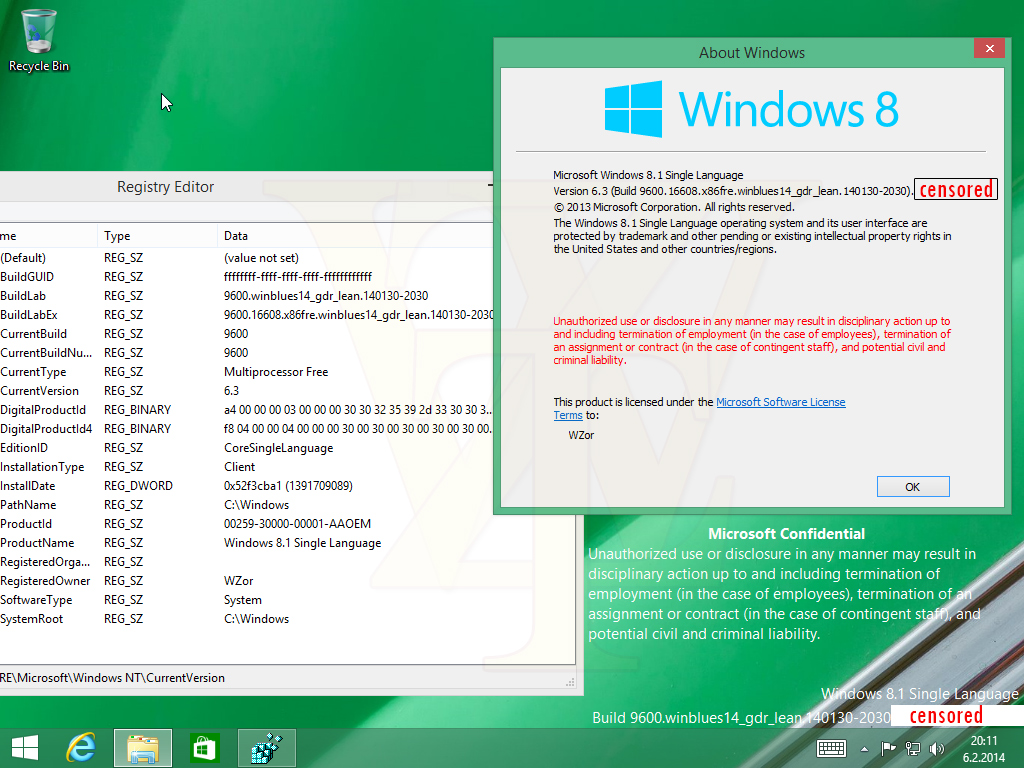 windows 8.1 serial key build 9600
