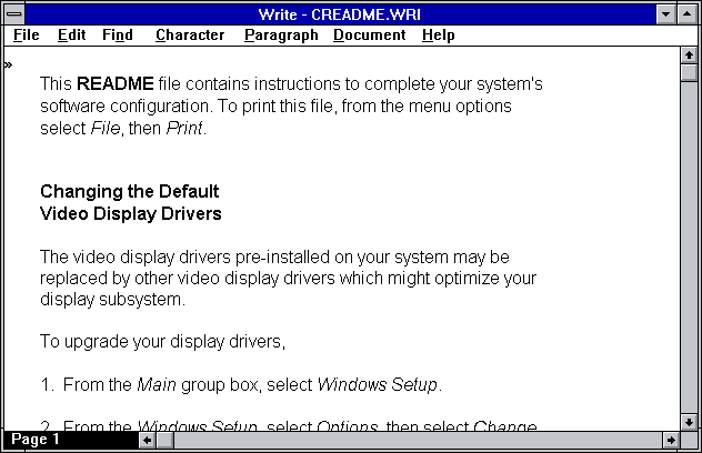 File:Windows3.1-3.10-103-Compaq OEM-Compaq Readme.png