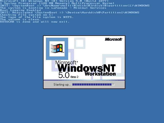 File:Windows2000-5.0.1877-DebugSafeModeBootScreen.png