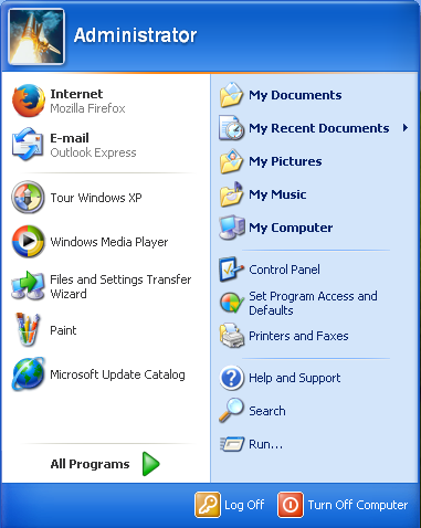 File:Windows XP Start Menu.png