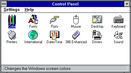 File:Windows 3.1 Control Panel.png