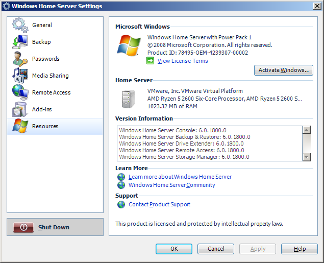 File:WindowsHomeServer-6.0.1800.0-About.png