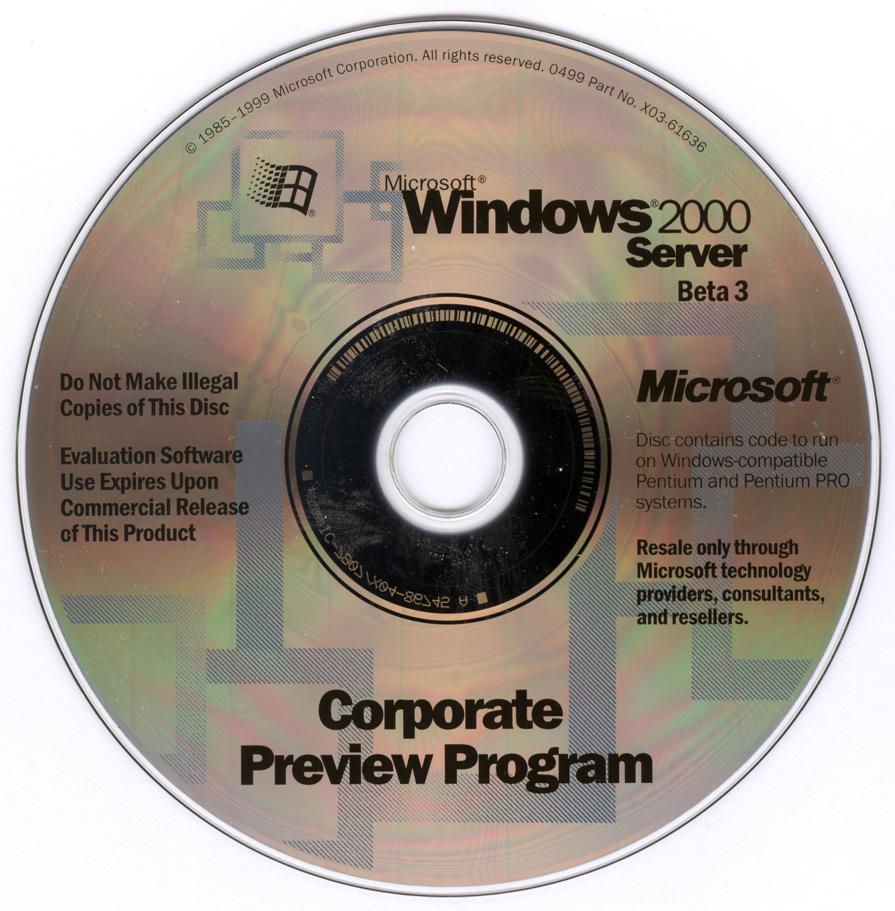 File:Windows2000-5.0.2031.1-(Server)-CD.jpg - BetaWiki