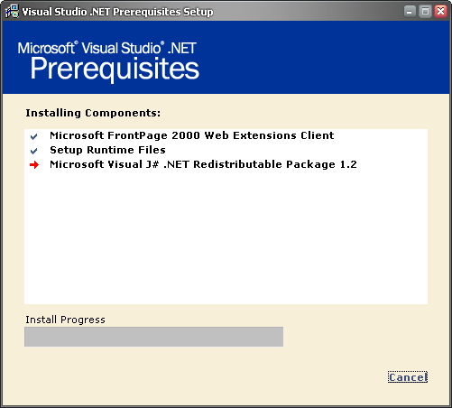 File:VSWhidbey 8.0.30703.27 Setup Prereqs Install.png