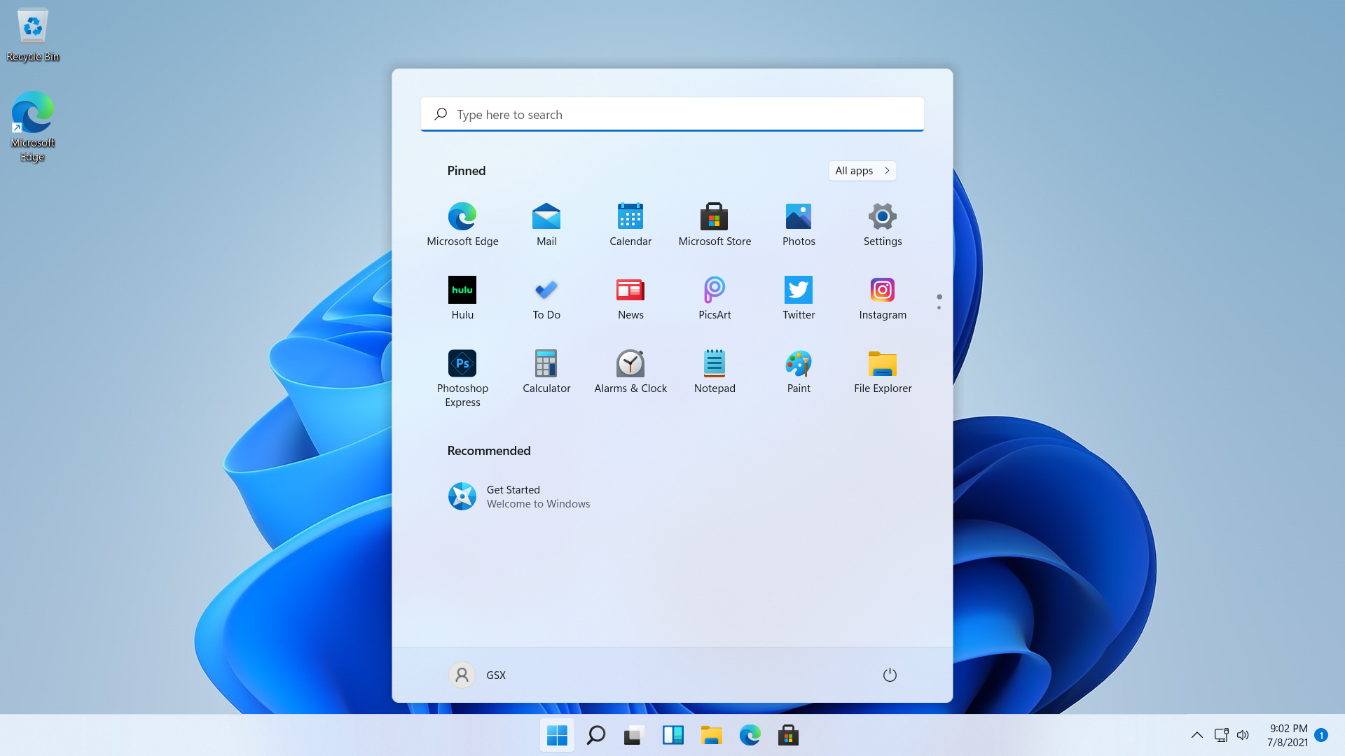 File:Windows11-10.0.22000.65-StartMenu.png - BetaWiki