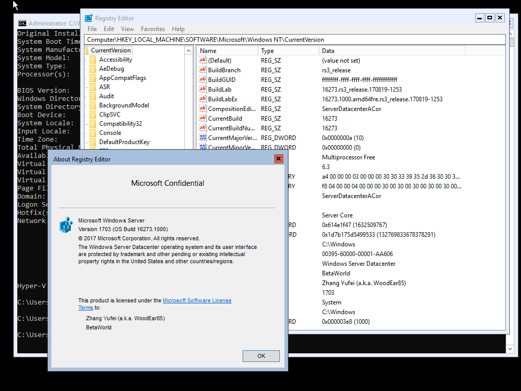 Windows Server build 16273 - BetaWiki