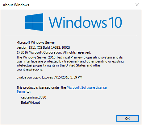 File:WindowsServer2016 build 14282-Winver.png