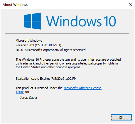 File:Windows 10 build 18329-1 Winver.png