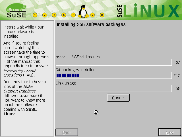 File:SUSE Linux 6.4 installing.png