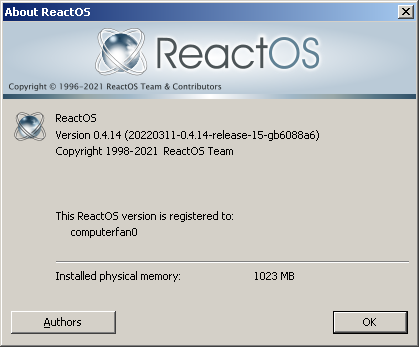 File:ReactOS 20220311-0.4.14 About.png