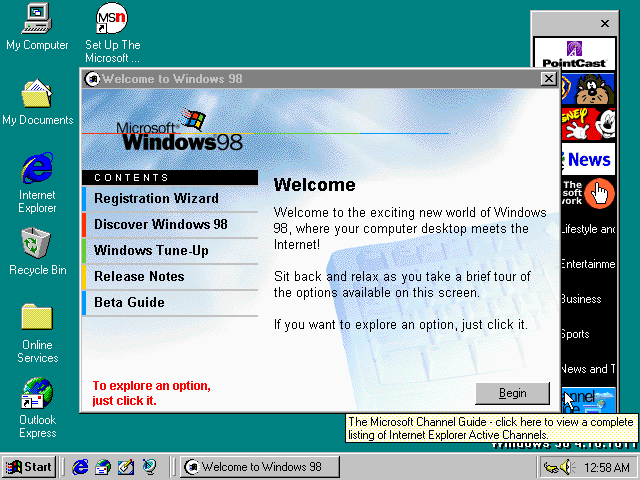 File:Windows98-4.10.1611-FirstBoot.png