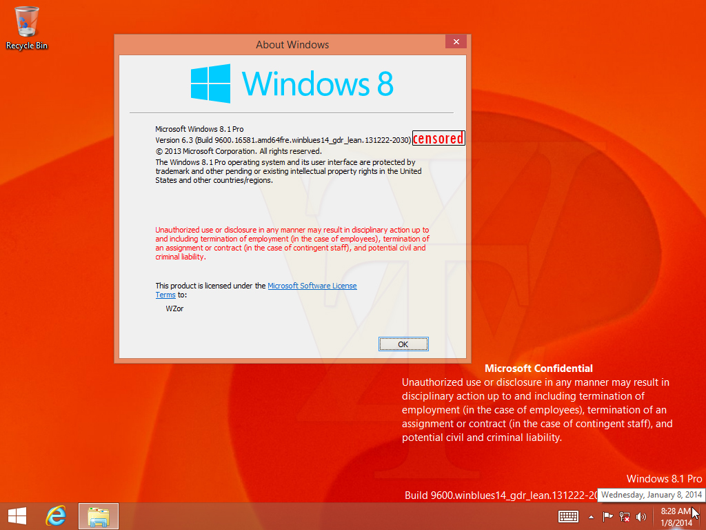 Windows 8.1 build 9600.16581 - BetaWiki