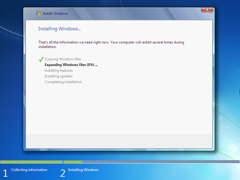 File:Windows 7 build 7600 setup expanding files.png