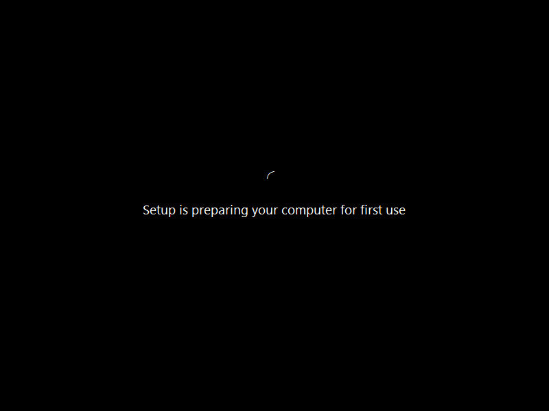 File:Windows 8 build 7997 preparing for first time.png